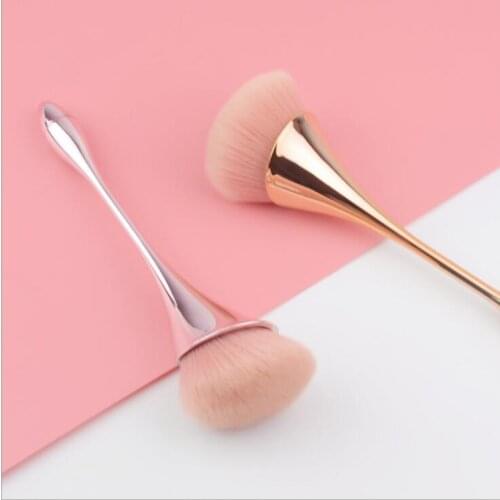 Large rose gold foundation powder blush brush Cosmetic Soft Face Makeup Face Brush Professional Make Up Brush Beauty Tool