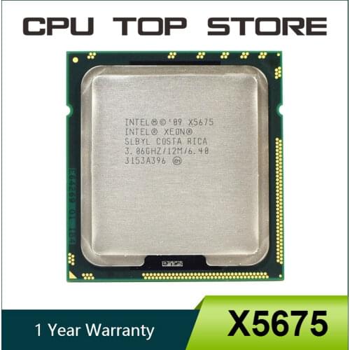 Intel Xeon X5675 3.06GHz 12M Cache Hex 6 SIX Core Processor LGA 1366 SLBYL CPU