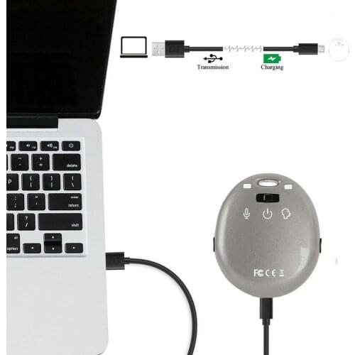 Digital Voice Recorde with ultra-sensitive omnidirectional microphones,Micro Kerying Activated - 15 Hours Recording Audio + 8GB