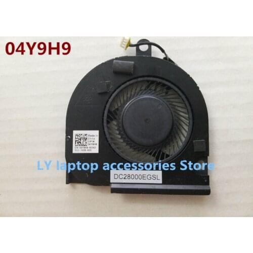 For DELL Latitude E5550 original laptop CPU cooling fan EG50050S1-C450-S9A CN-04Y9H9 DC28000EGSL 4PIN FAN