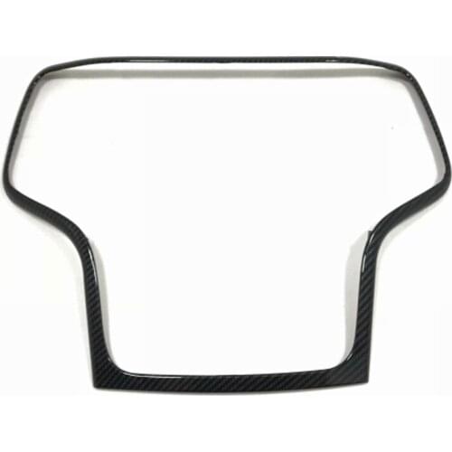 For Jeep Grand Cherokee 2014-2018 2015 2016 2017 ABS Carbon Fiber Grain Center GPS Navigation Frame Cover Trim Car Accessories