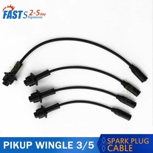 Spark plug cable for Great Wall Pikup WINGLE 3 wingle 5 Deer Safe saillor socool Gasoline 491Q engine China car
