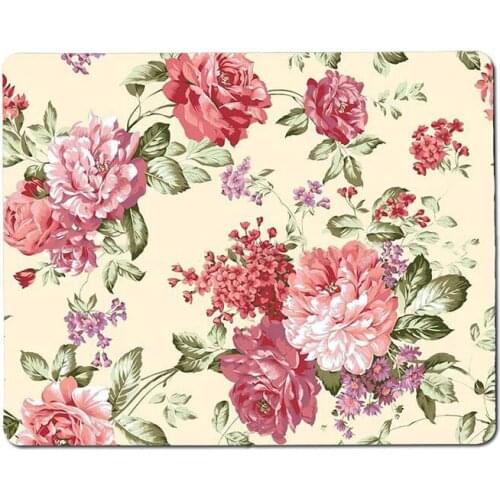 Mousepad wife girl friend gift Colorful Flower Roses Peony Unique Desktop Pad Game 2020 Hot Professional Gamer Mousepad
