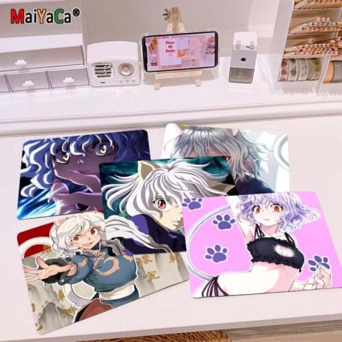 MaiYaCa Neferpitou Cat Girl Manga Hunter X Hunter small Mouse pad PC Computer mat Smooth Writing Pad Desktops Mate mouse pad
