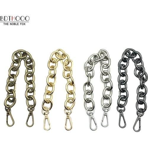 Hot Sale 5pcs/lot 30cm Replacement Metal Chain For Handle Bag Chain Handbag Antique Bronze DIY Bag Strap Accessories Hardware