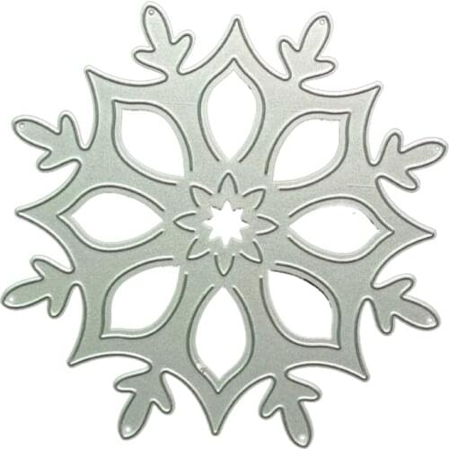 77JF Snowflake Metal Cutting Dies Stencil DIY Scrapbooking Album Paper Card Template Mold Embossing Decoration
