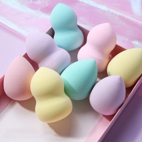 1pc Soft Cosmetic Puff Gourd Puff Non-latex Wet & Dry Mini Single Makeup Puff Daily Portable Face Make-up Tools Makeup Flutter