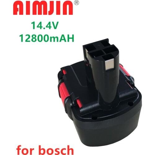 Upgrade 14.4V 12800mAh Ni-CD Rechargeable Battery for Bosch 14.4V Battery BAT041 BAT038 BAT040 BAT140 BAT159 3660K 2607335533