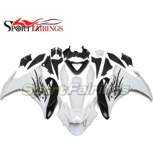 Complete Fairings For Yamaha FZ6R 09 10 2009 2010 ABS Plastic Motorcycle Fairing Kit Bodywork Cowlings White Body Kit Fittings