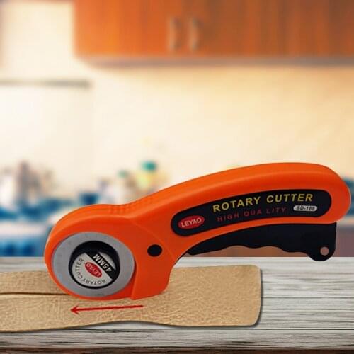 Portable Loop Rotate Sewing Cutter 45mm Premium Comfort Loop Quilting Rotary Cutter Fabric Handle Cutting Craft Tool