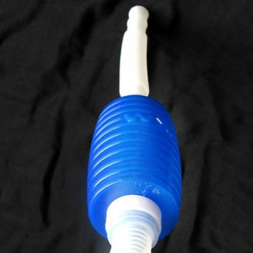 Siphon Vacuum Cleaner Pump Aquarium Plastic 160cm Blue All Water Types Aquariums