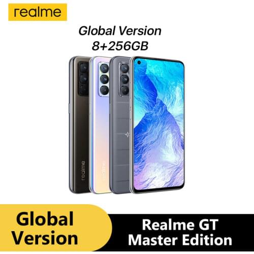 RU version realme GT Master Edition 5G Mobile Phone Snapdragon 870 6.55" FHD+ AMOLED 120Hz 65W Charger 50MP NFC