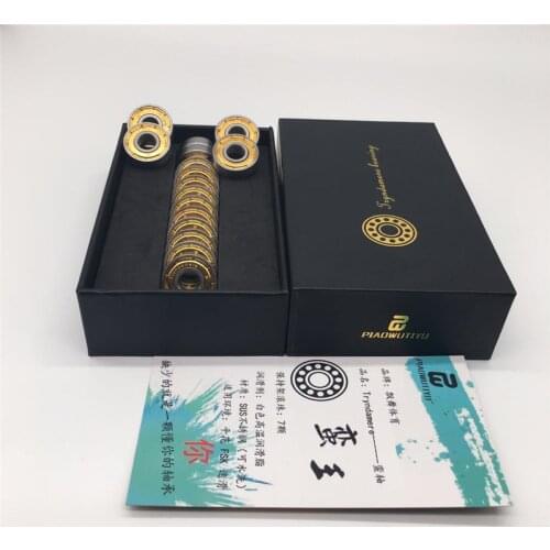 Water Resistant Washable Bearing Professional Stainless Steel 7-beads 608 Inline Skates FSK Slalom Speed Roller ILQ-11 ABEC-11