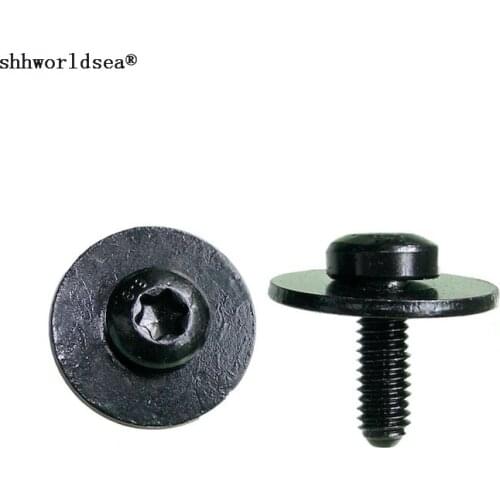 Shhworldsea auto metal Rear compartment lid lock Charge air cooler snap for audi vw