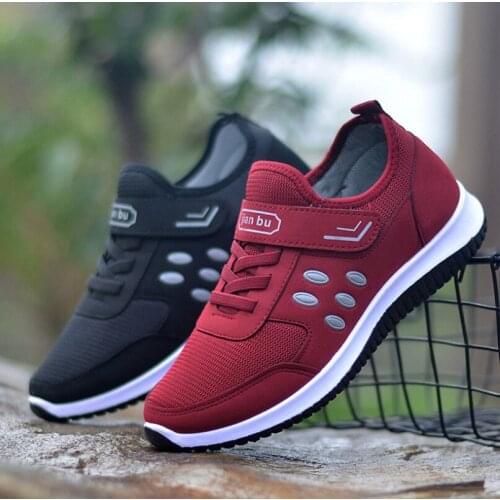 2021 Womens Net Buckle Vulcanized Shoes Sports Shoes Flat Shoes Womens Solid Fashion Leisure Platform Shoes Zapatillas Mujer