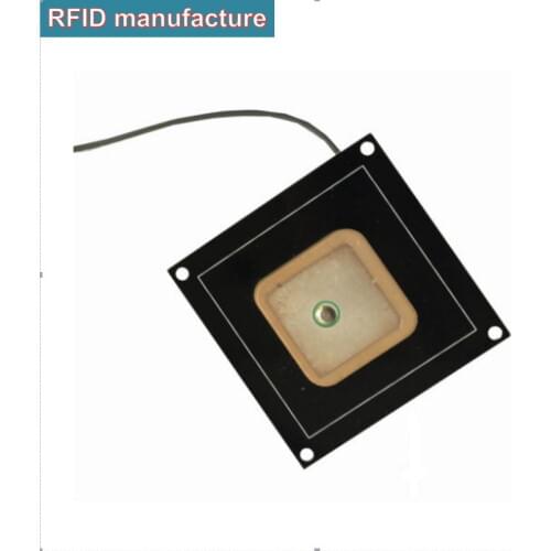 0dbi UHF RFID ceramics antenna Circular Polarized iso18000 860mhz 960mhz for uhf rfid handle reader on inventory management