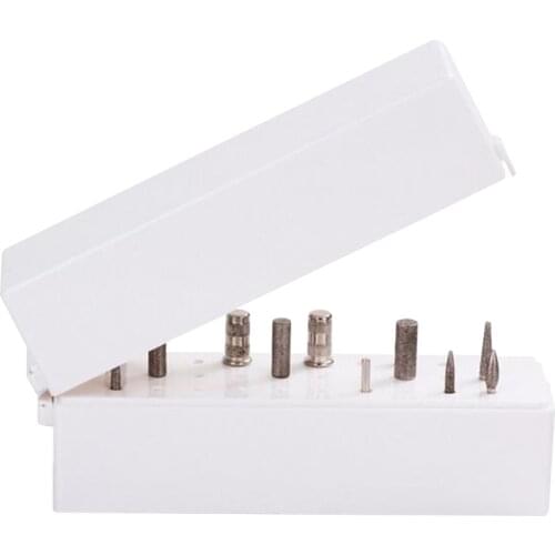 1PC Nail Bit Holder 30 Holes Dustproof Nail Drill Bit Displayer Storage Box Manicure Tools Organizer Stand