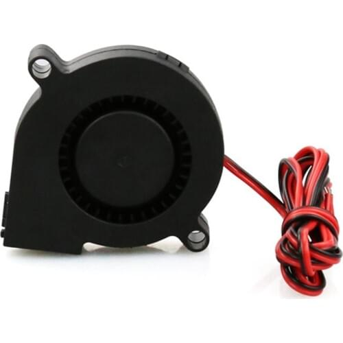 1pcs Mini Cooling Fan 3D Printer Parts 5015 Radial Turbo Blower Fan DC 12V Cooling Fan For 3D Printer Cooling Heatsinks