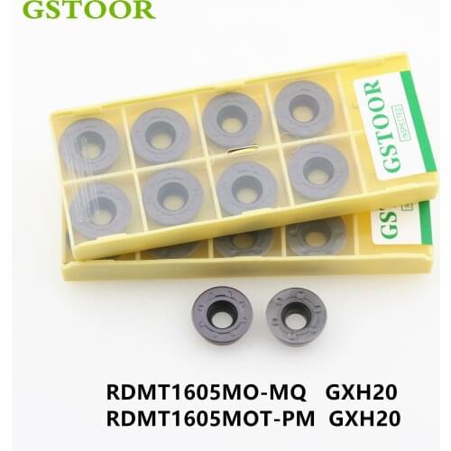 10PCS RDMT1605MO-MQ GXH20 RDMW1605MOT-PM GXH20 CNC Lathe Cutting Tools Carbide Inserts Mill Turning Tools Cutter Tool Parts