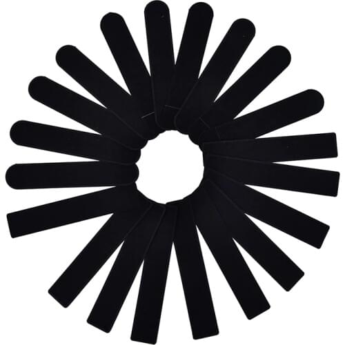 10Pcs Vintage Black Cloth Fountain Pen Case Bag Pen Holder Sleeve Pouch