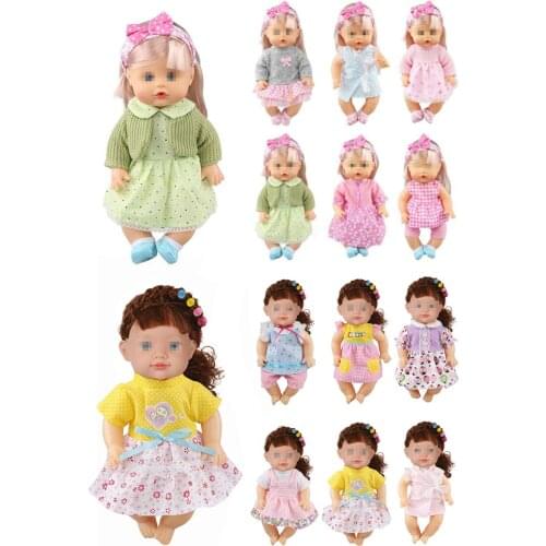 2021 New Doll Clothes For 11-12 Inch Girl Doll 28 Cm Born Baby Items Dolls Dress Toys Accesories Kids Gift Our Generation