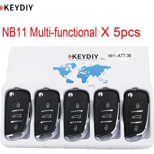 5PCS/LOT, KEYDIY NB11-ATT-36 Universal Multi-fuctional Remote Control for KD-X2 /KD900/URG200 Key Programmer