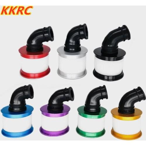 2pcs Aluminum Air Filter HSP 04104 (02028) For 1/10 RC Nitro Car Buggy Truck 94122 94166 94177 94188 HPI Himoto Redcat