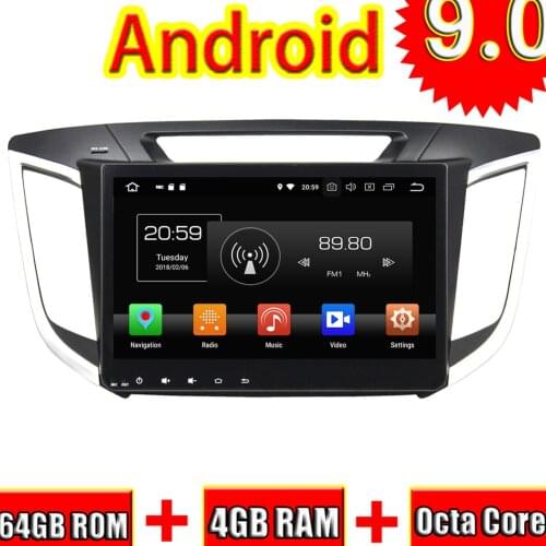 TOPNAVI Octa Core Android 9.0 Car GPS Navigation Player For Hyundai IX25 2014-2015 Car Multimedia Radio Stereo NO DVD 2 Din