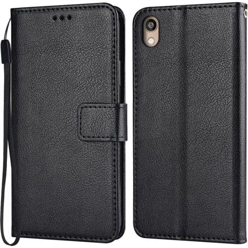 Flip Wallet PU Leather Case for Huawei Honor 8S Prime Funda Stand Business Phone Holster Stripe Protect Cover