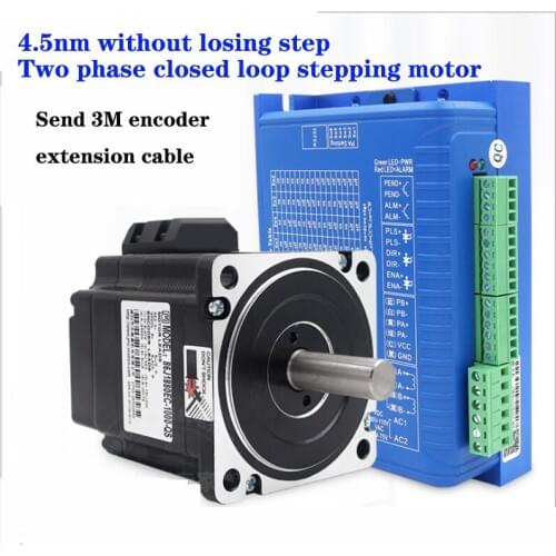 JMC 86 closed loop stepper motor driver set 4.5nm engraving machine chip screw packing machine servo