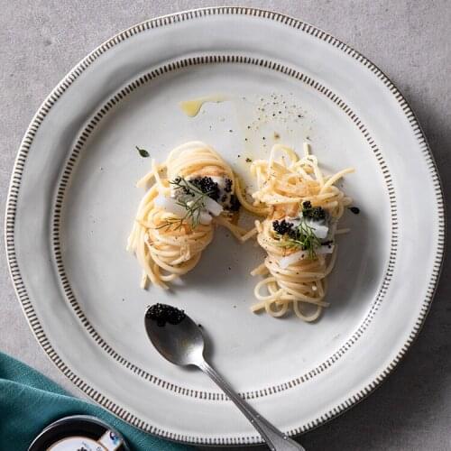 Creative Ceramic Dinner Plates Food Steak Breakfast Pasta Dessert Fruit Sushi Plates Home Supplies Vaisselle Tableware DF50ZC