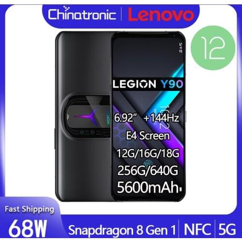 Lenovo Legion 2 Pro Gaming Phone 5G Mobile Phone 6.92"FHD+ 144Hz AMOLED E4 HDR10+ Snapdragon 888 5500mAh Battery 64MP DP NFC