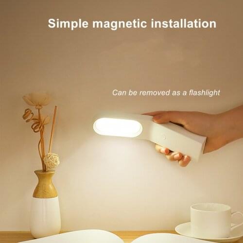 New Simple And Convenient Magnetic Multifunctional Portable Lighting Night Light Stepless Dimming Reading Small Table Lamp