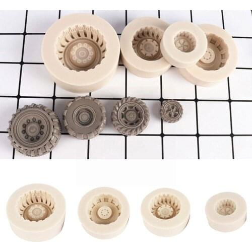 New Wheel Fondant Cake Mould Chocolate Silicone Mold Tools Biscuits Epoxy Kitchen Home Handmade DIY Baking I5E5