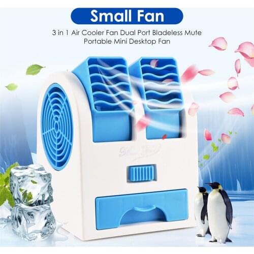 Aircooler Mini Air Conditioning 3-In-1 Fan Humidifier Purifier coolingfan For Home Office USB Powered Portable Quiet Air Cool