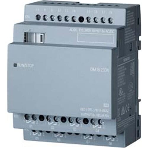 Original 6ED1055-1FB10-0BA2 LOGO! DM16 230R Expansion Module 6ED1 055-1FB10-0BA2 8 DI/8 DO for LOGO! 8 6ED10551FB100BA2 New