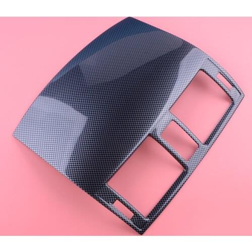 CITALL Black Carbon Fiber Texture Central Console Air Outlet Vent Cover Trim Fit For Toyota Corolla 2007-2010 2011 2012 2013