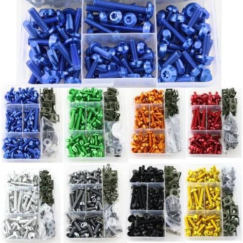Complete Fairing Bolts Kit Fastenings Nuts Clips Fit For Suzuki DL250V-Strom 650 DL650 V-Strom Bandit GSF750 GSX-R750 GSR600