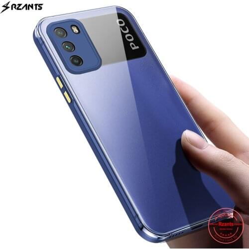 Rzants For Xiaomi POCO M3 Case HD High Clear Cover [Dazzle] Shockproof Thin Slim High Transparent Cover