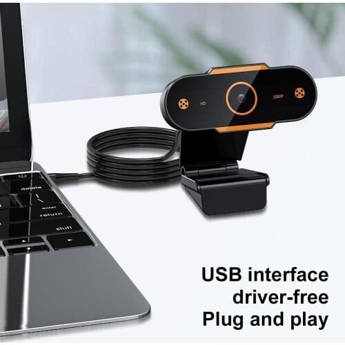 Dropshipping Computer Peripherals High Definition USB Webcam Live Streaming Camera Mic for Computers Laptops Computer Camera