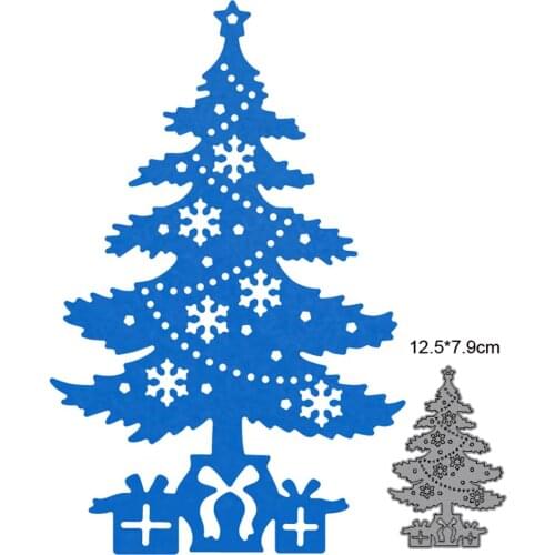 Christmas tree Metal Cutting Die Stamping DIY Scrapbooking Embossing Stencil Album Gift Cards Home Decoration Paper Craft