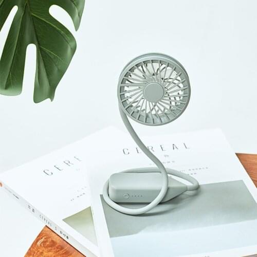 Sport Hands Free Neck Fan USB Rechargeable 3 Speed Flexible Air Cooling Fan for Stroller Car Seat Desk Camping Gym Bike