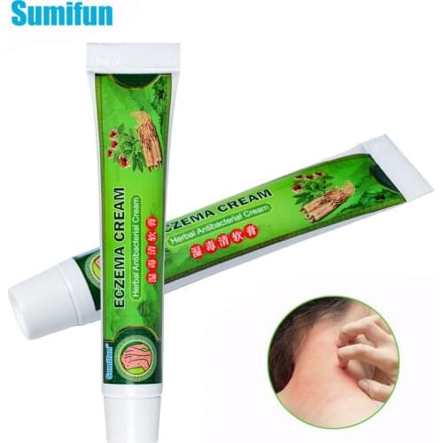 Sumifun 1Pcs 20G Psoriasis Cream Antibacterial Antipruritic Dermatitis Eczema Anti-Itch Treatment Medical Herbal Ointment
