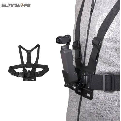 Sunnylife Gimbal Camera Chest Band Strap Belt for POCKET 2/OSMO POCKET/GOPRO