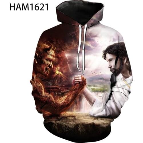 Hoodie Pullover 2021 Summer New Boys and Girls 3D Printing Lucifer Cool Children Street Fashion Loose Mens Autumn Sweatshirt