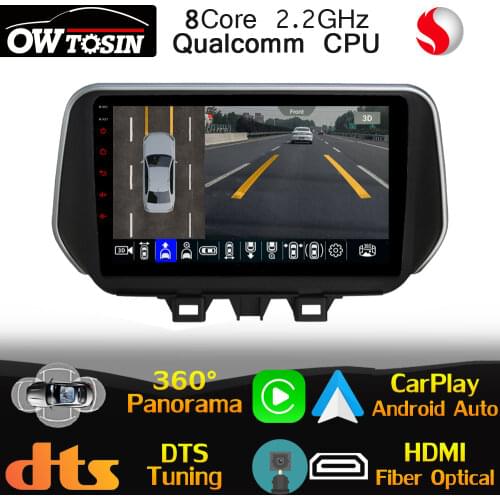 Qualcomm 8Core Android For Hyundai Tucson TL 2018-2021 Car Radio GPS CarPlay 360 Panoramic Optical HDMI 4G LTE Stereo Head Unit