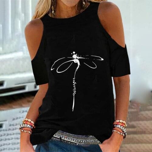 Fashion Women Printing O-Neck T-Shirt Short Sleeve Casual Tee Tops Blouse