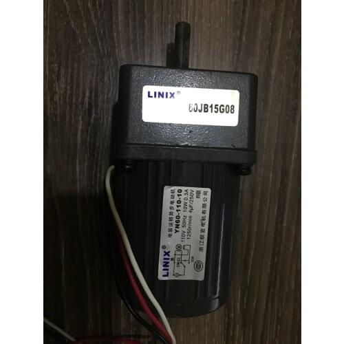 110v 3 lines Constant speed LINIX Gear reducer motor 60JB60G08 YN60-110-10 Deceleration original YN60-10 60JB3g08 60JB10g08