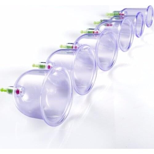 12pcs/set Health Care Family Body Massage Helper Anti Cellulite Vacuum Therapy Cups Massage Body Relaxation Healthy Message Set