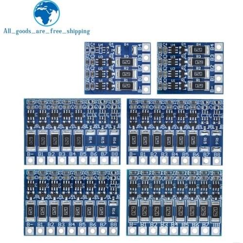 3S 4S 5S 6S 7S 8S 21V 4.2V Balance Function Protection Board 68mA 5S Li-ion Lipo Battery Lithium 18650 Batteries Balanced